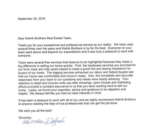 Delgado Family Letter