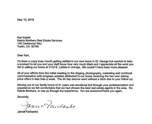 Fairbanks Letter
