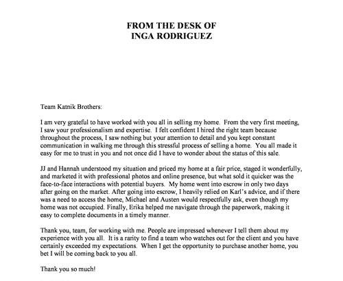 Inga Rodriguez Letter