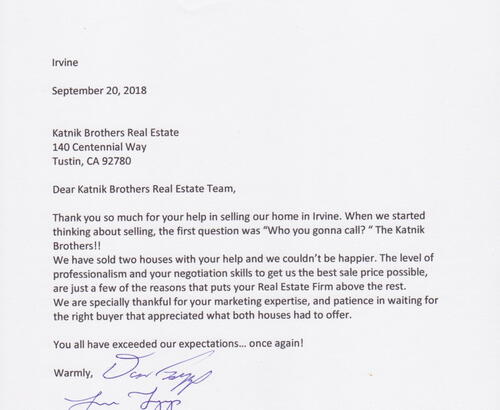 Trapp Family Letter