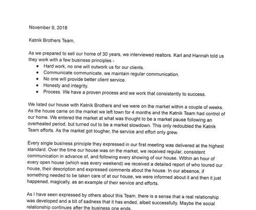 Wride Letter