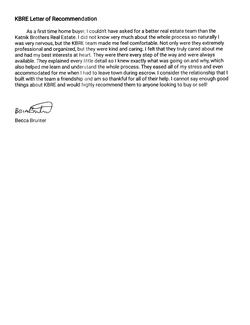 Becca Brunter Letter 