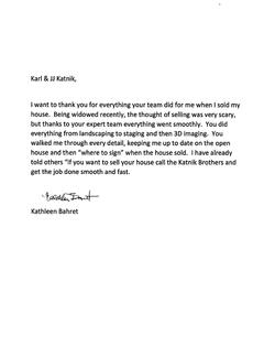 Kathleen Bahret Letter of Recommendation