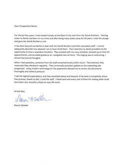 Sharon Moeller Letter