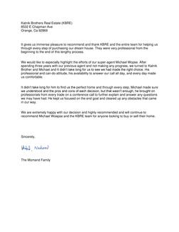Wahid Momand Letter of Recommendation